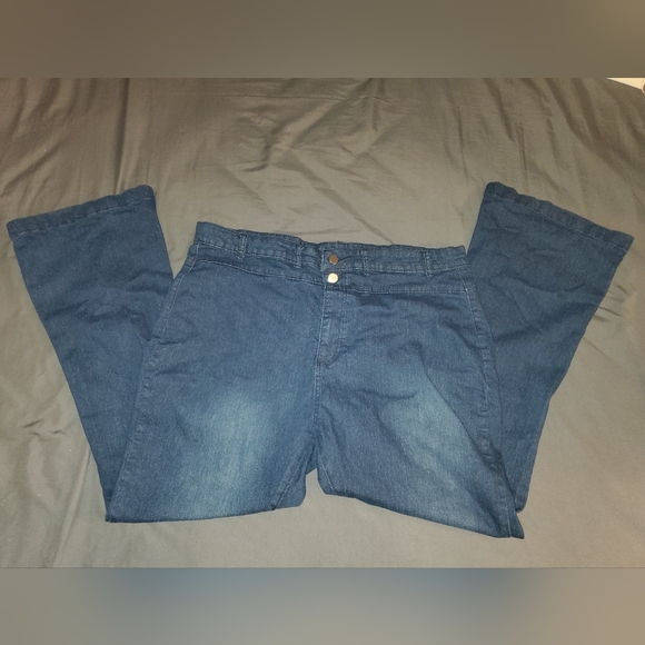Jessica Jeans, Women's Plus 4XL, Flared High Waisted - Picture 7 of 9